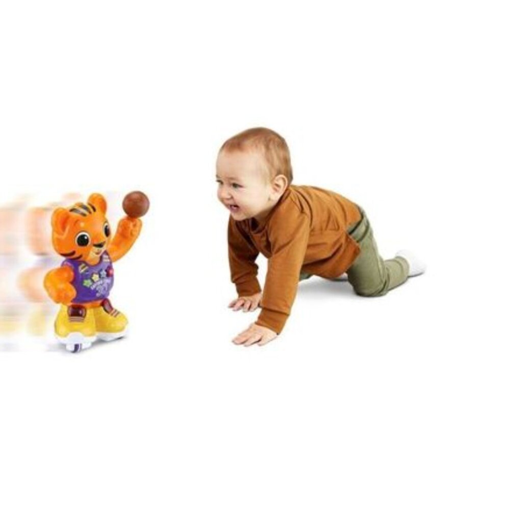NEW VTech Dribble & Bounce Captain Tiger Animatronic Moving Talking Dribbling - Picture 2 of 9